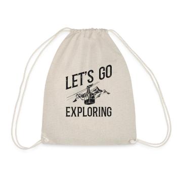 Snowboarding Snowboard Ski Skiing - Drawstring Bag - nature - Front