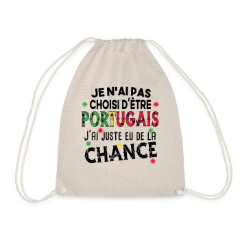 Portugais Portugal Pays Homme Cadeau Humour - Sac de sport léger - nature - Devant