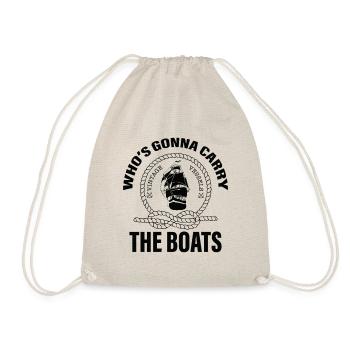 Wer ist Rock Carry The Boats, Motivation Zitat - Turnbeutel - Natur - Vorne