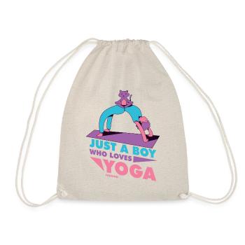 Juste un garçon qui aime le yoga - Sac de sport léger - nature - Devant