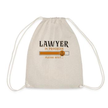 Young Lawyer Attorney Law Future - Turnbeutel - Natur - Vorne
