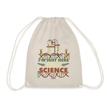 I'm Just Here For The Science - Drawstring Bag - nature - Front