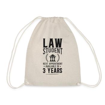 Young Lawyer Attorney Law Law - Drawstring Bag - nature - Front