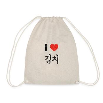 I love Kimchi - Südkorea Korea Seoul K-Pop - Turnbeutel - Natur - Vorne