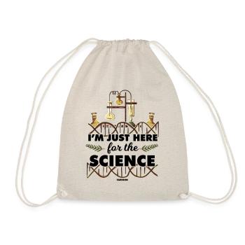 I'm Just Here For The Science - Drawstring Bag - nature - Front