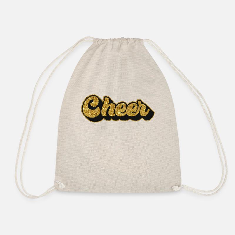 Cheer Cheerleading Cheer - Turnbeutel - Natur