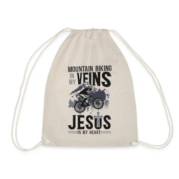Enduro MTB Mountain Bike Riding - Drawstring Bag - nature - Front