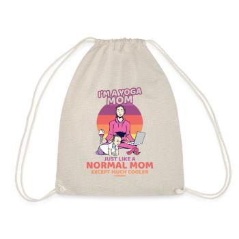 Je suis une maman de yoga - Sac de sport léger - nature - Devant