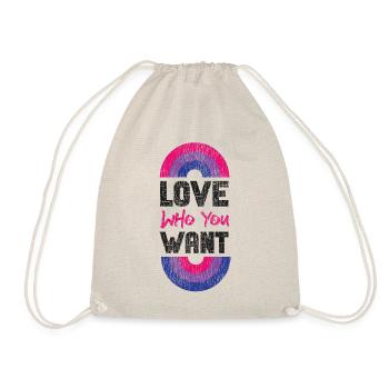 Bisexuel Bi Pride Flag Arc-en-ciel - Sac de sport léger - nature - Devant