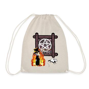 Okkult Spirituell Satan Ritual Zauberer Dark Magie - Turnbeutel - Natur - Vorne