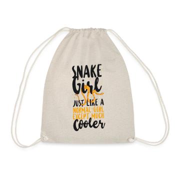 Serpent Serpent Serpent Fille Tout comme - Sac de sport léger - nature - Devant