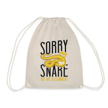 Serpent Serpent Désolé Mon Serpent a mangé - Sac de sport léger - nature - Devant