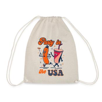 Fête aux USA Retro le 4 juillet - Sac de sport léger - nature - Devant