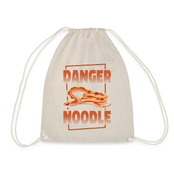 Snake Serpent Danger Noodle - Turnbeutel - Natur - Vorne