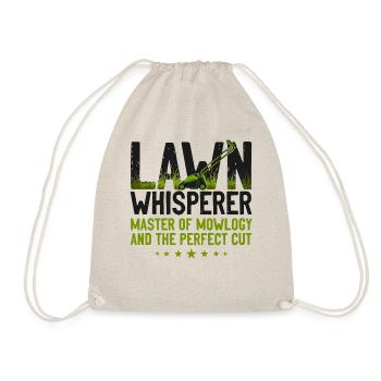 Lawn Mower Mowing Dad Father - Turnbeutel - Natur - Vorne