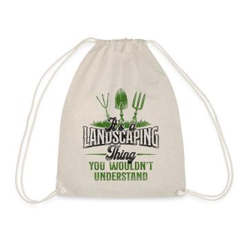 Landscaper Landscaping Landscape - Drawstring Bag - nature - Front