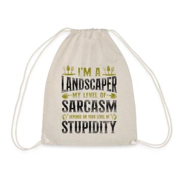Landscaper Landscaping Landscape - Drawstring Bag - nature - Front