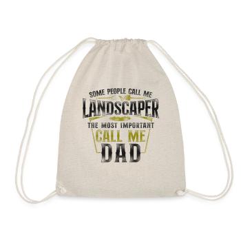 Landscaper Landscaping Landscape - Drawstring Bag - nature - Front
