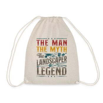 Landscaper Landscaping Landscape - Drawstring Bag - nature - Front