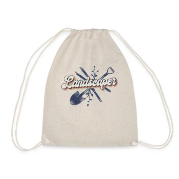 Landscaper Landscaping Landscape - Drawstring Bag - nature - Front