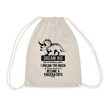 Triceratops Dino dit enfants - Sac de sport léger - nature - Devant