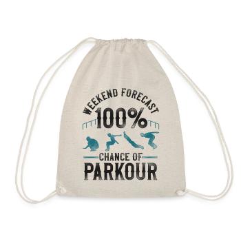 Parkour Free Running Traceur - Drawstring Bag - nature - Front