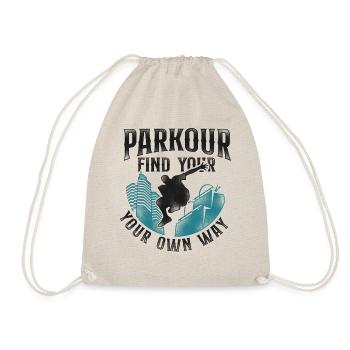 Parkour Free Running Traceur - Turnbeutel - Natur - Vorne