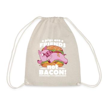 Pig Pig PigLet Sow Pigs Gift - Drawstring Bag - nature - Front