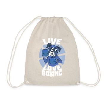 Live Love Boxing - Turnbeutel - Natur - Vorne