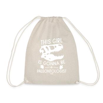 This Girl Is Gonna Be A Paleontologist - Drawstring Bag - nature - Front