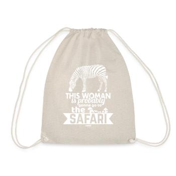 Voyage Safari Zebra Femme - Sac de sport léger - nature - Devant