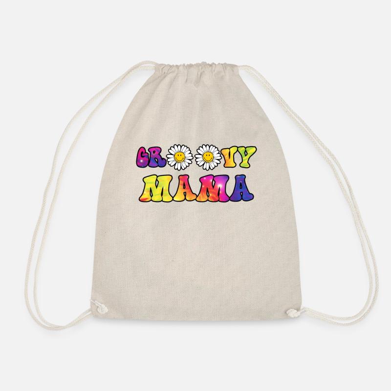 Groovy Mama Couples Matching Gift - Turnbeutel - Natur