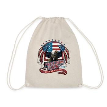 Freedom Tour 1776 Vintage Style Fourth Of July - Turnbeutel - Natur - Vorne