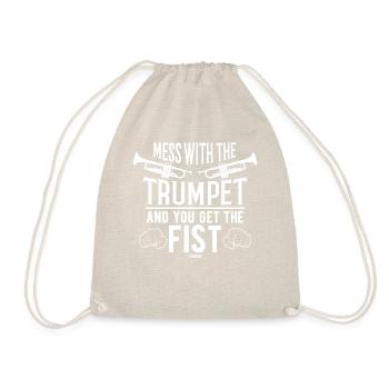 Trumpet Player Music School Orchestra - Drawstring Bag - nature - Front