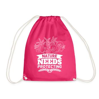 Conservation de la nature - Sac de sport léger - fuchsia - Devant