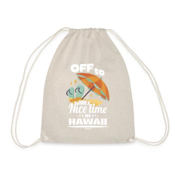 Hawaii Urlaub Aloha Sommer Hawaiian Geschenk - Turnbeutel - Natur - Vorne