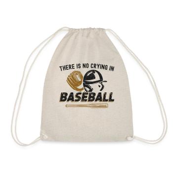 Baseball Fan Vintage There Is No - Drawstring Bag - nature - Front