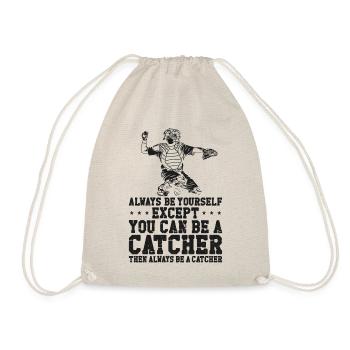 Baseball Fan Catcher Vintage - Turnbeutel - Natur - Vorne