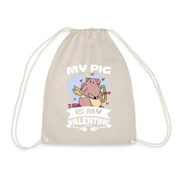Pig Pig PigLet Sow Pigs Gift - Drawstring Bag - nature - Front