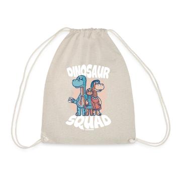 Dinosaur Squad - Turnbeutel - Natur - Vorne