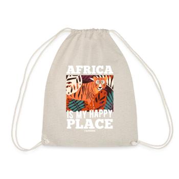 L’Afrique est mon endroit heureux - Sac de sport léger - nature - Devant