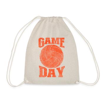 Volleyball Player Team Vintage - Turnbeutel - Natur - Vorne