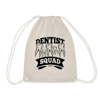 Dentist Squad Karies Mund Zahnarzt - Turnbeutel - Natur - Vorne