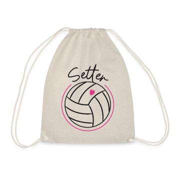 Joueur de volleyball Team Setter - Sac de sport léger - nature - Devant