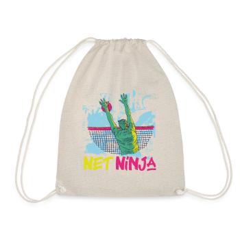 Joueur de volleyball Équipe Ninja 80s - Sac de sport léger - nature - Devant