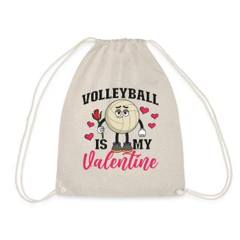 Volleyball Player Team Valentines - Turnbeutel - Natur - Vorne