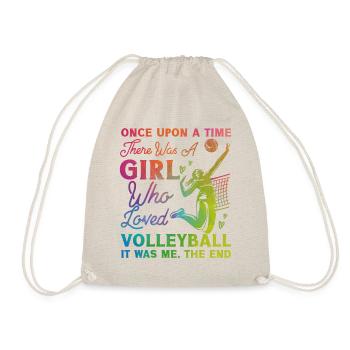 Joueuse de volleyball Équipe Fille - Sac de sport léger - nature - Devant