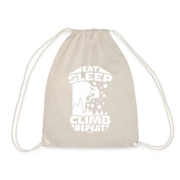 Climbing Mountain Alps Nature Climbing Gift - Drawstring Bag - nature - Front