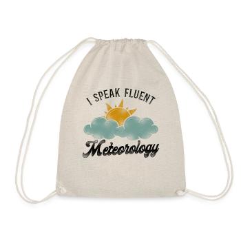Meteorologist Weather Forecast - Drawstring Bag - nature - Front