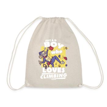 Climbing Mountain Alps Nature Climbing Gift - Drawstring Bag - nature - Front